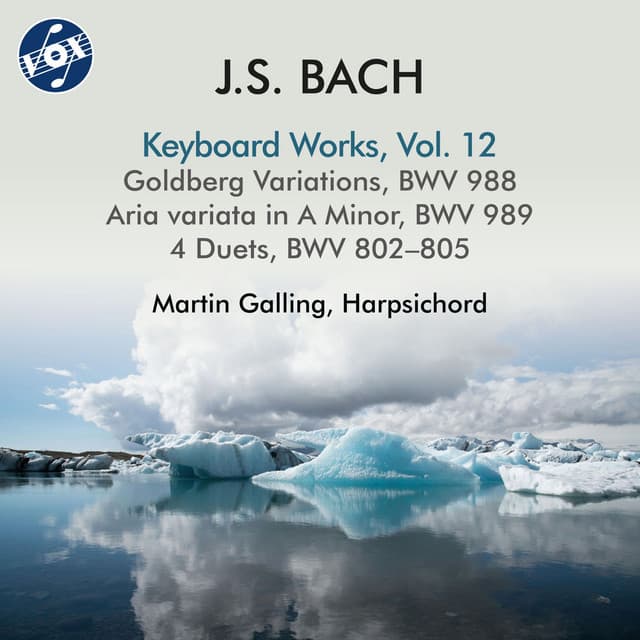 Release Cover Johann Sebastian Bach, Martin Galling - J.S. Bach: Keyboard Works, Vol. 12