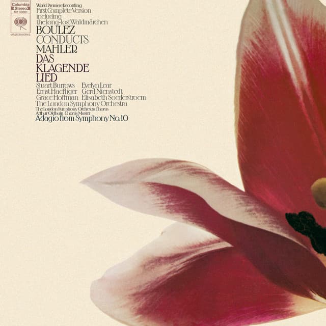 Release Cover Gustav Mahler, Pierre Boulez, Ernst Haefliger, Elisabeth Söderström, London Symphony Orchestra, London Symphony Chorus, Evelyn Lear, Grace Hoffman, Stuart Burrows, Gerd Nienstedt - Mahler: Das klagende Lied & Adagio from Symphony No. 10