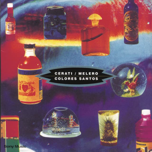 Release Cover Gustavo Cerati, Daniel Melero - Colores Santos