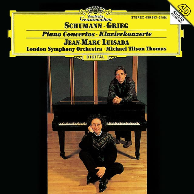 Release Cover Jean-Marc Luisada, London Symphony Orchestra, Michael Tilson Thomas - Schumann: Piano Concerto; Grieg: Piano Concerto