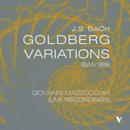 Release Cover Johann Sebastian Bach, Giovanni Mazzocchin - J.S. Bach: Goldberg Variations, BWV 988 (Live)