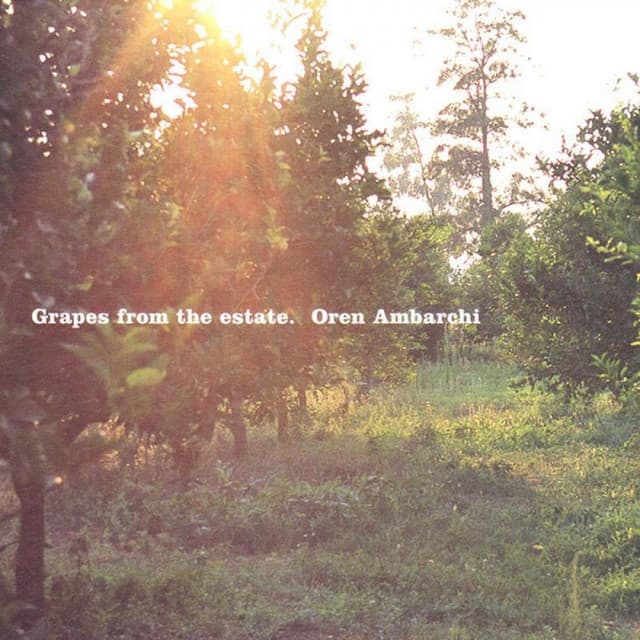 Release Cover Oren Ambarchi - Grapes from the Estate