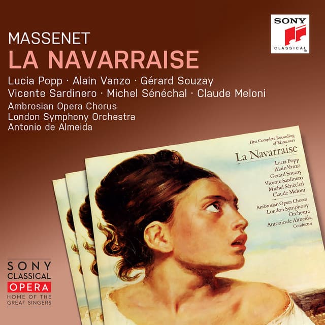 Release Cover Jules Massenet, Antonio de Almeida, London Symphony Orchestra, Ambrosian Opera Chorus - Massenet: La Navarraise (Remastered)