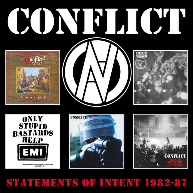 Release Cover Conflict - Statements Of Intent 1982-87