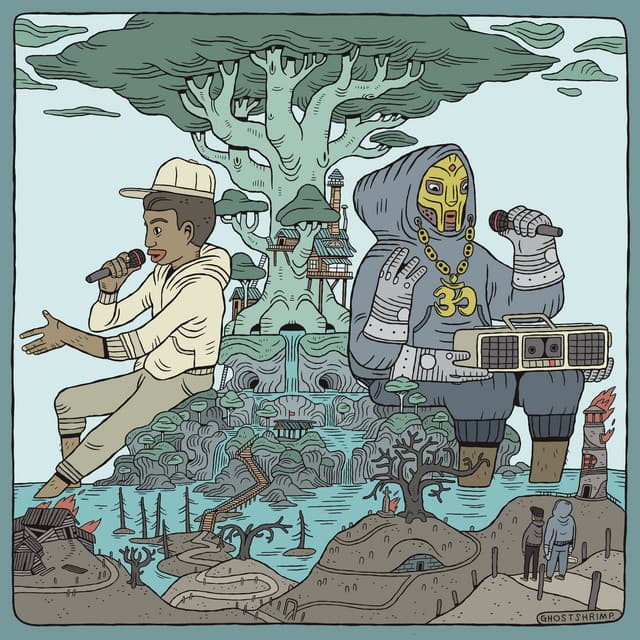 Release Cover MF DOOM, Bishop Nehru - NEHRUVIANDOOM (REDUX)