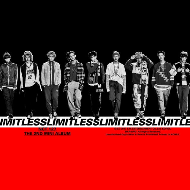 Release Cover NCT 127 - NCT#127 LIMITLESS - The 2nd Mini Album