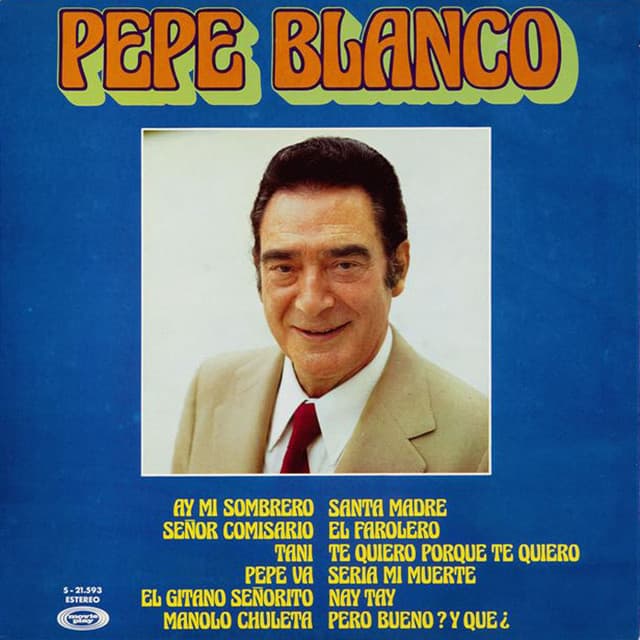 Release Cover Pepe Blanco - Pepe Blanco