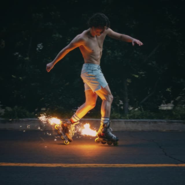 Release Cover Benson Boone - Fireworks & Rollerblades