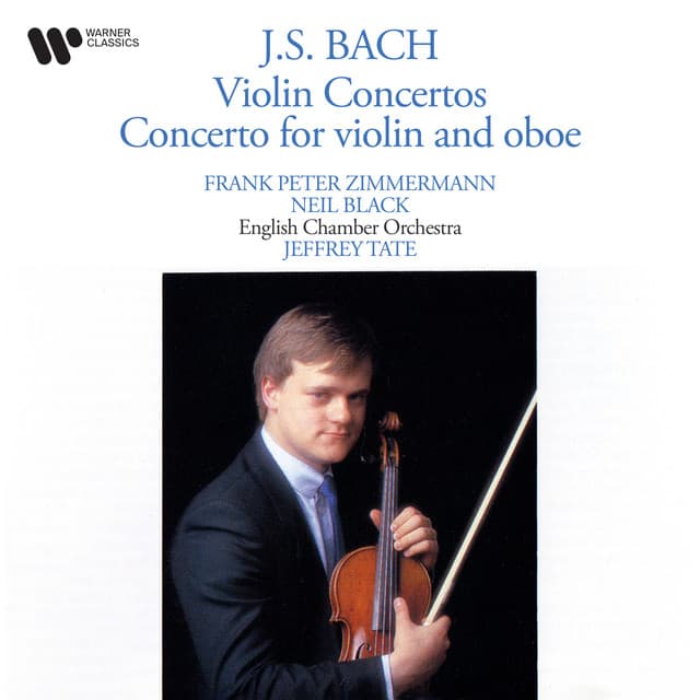 Release Cover Johann Sebastian Bach, Frank Peter Zimmermann, Jeffrey Tate, English Chamber Orchestra - Bach: Violin Concertos & Concerto for Violin and Oboe