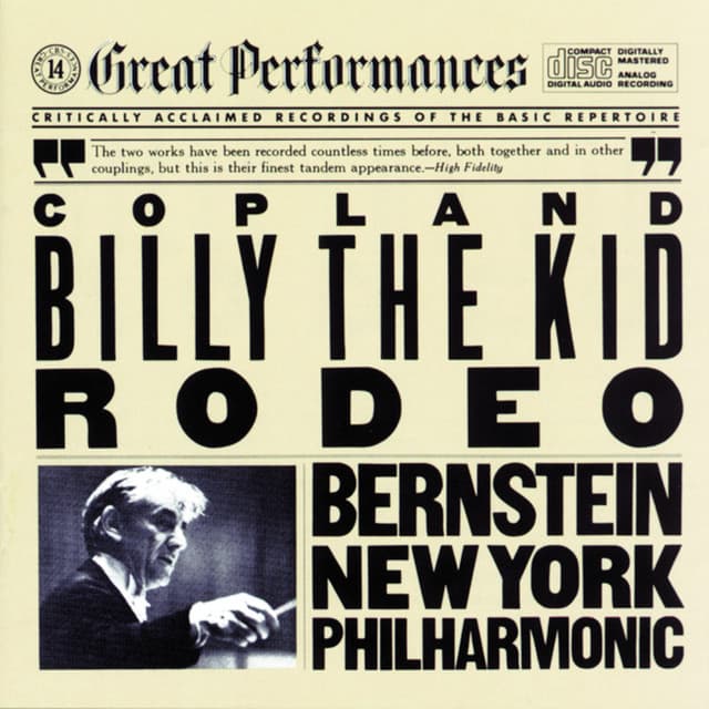 Release Cover Aaron Copland, Leonard Bernstein - Copland: 4 Dance Episodes from Rodeo & Billy the Kid Suite