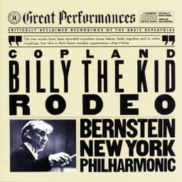 Release Cover Aaron Copland, Leonard Bernstein - Copland: 4 Dance Episodes from Rodeo & Billy the Kid Suite