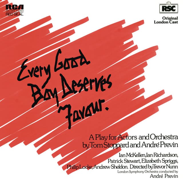 Release Cover André Previn, Philip Locke, Ian McKellen, Ian Richardson, Andrew Sheldon, Elizabeth Spriggs, Patrick Steward, London Symphony Orchestra - Previn: Every Good Boy Deserves Favour (Remastered)