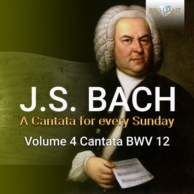 Release Cover Johann Sebastian Bach, Netherlands Bach Collegium, Holland Boys Choir, Pieter Jan Leusink - J.S. Bach: Weinen, Klagen, Sorgen, Zagen, BWV 12