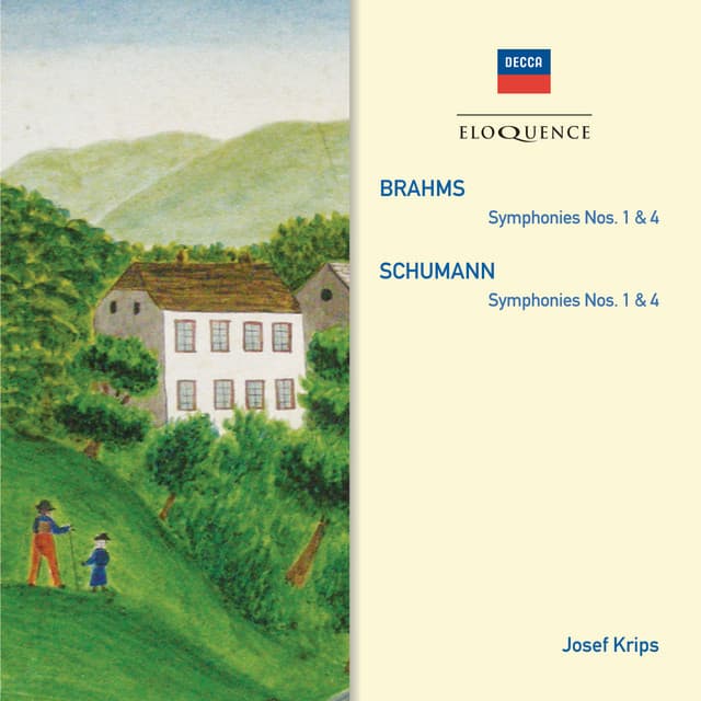 Release Cover Wiener Philharmoniker, London Symphony Orchestra, Josef Krips - Brahms: Symphonies Nos.1 & 4; Schumann: Symphonies Nos.1 & 4