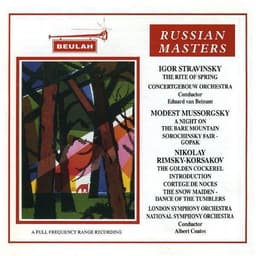 Release Cover London Symphony Orchestra, National Symphony Orchestra, Convertgebouw Orchesrta - Stravinsky, Mussorgsky & Rimsky-Korsakov: Russian Masters