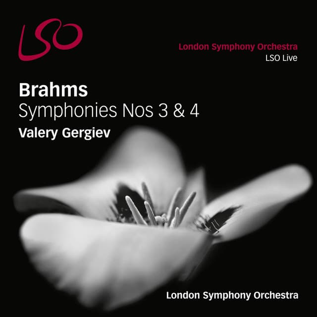 Release Cover Johannes Brahms, London Symphony Orchestra, Valery Gergiev - Brahms: Symphonies Nos. 3 & 4