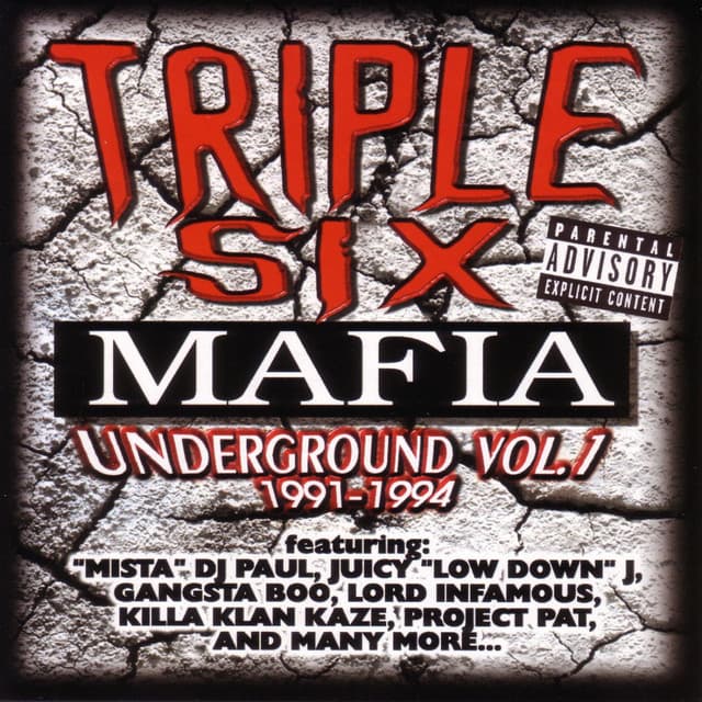 Release Cover Three 6 Mafia - Underground Vol. I