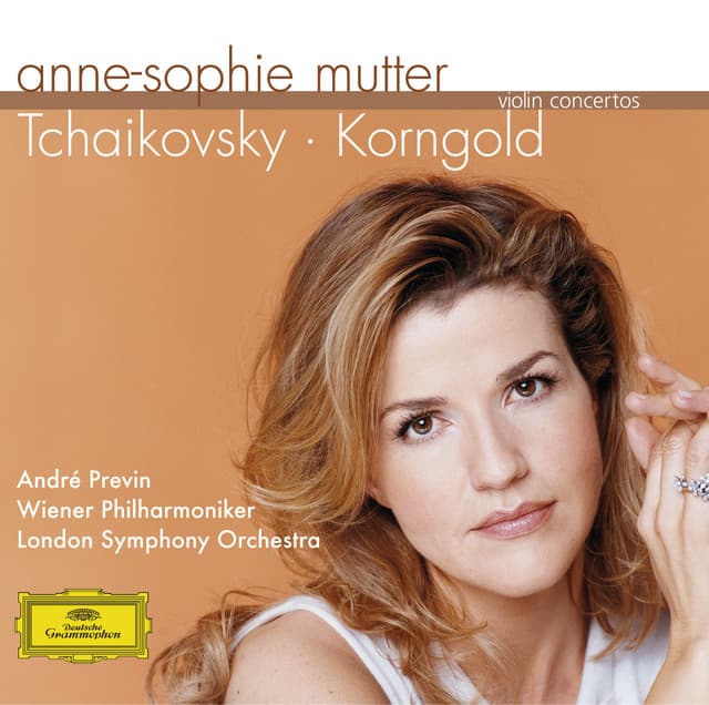 Release Cover Anne-Sophie Mutter, Pyotr Ilyich Tchaikovsky, Wiener Philharmoniker, Erich Wolfgang Korngold, London Symphony Orchestra, André Previn - Tchaikovsky / Korngold: Violin Concertos