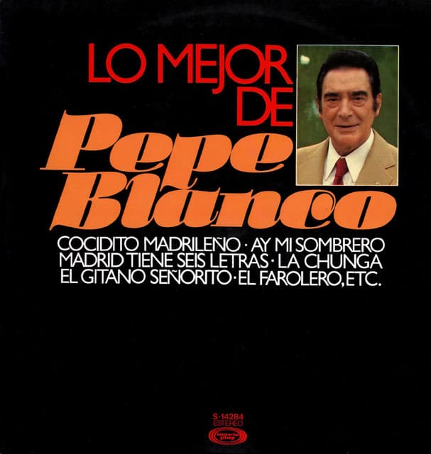 Release Cover Pepe Blanco - Lo mejor de Pepe Blanco