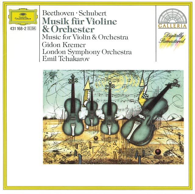 Release Cover Gidon Kremer, London Symphony Orchestra, Emil Tchakarov - Beethoven / Schubert: Music for Violin & Orchestra