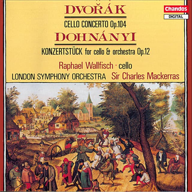 Release Cover Sir Charles Mackerras, London Symphony Orchestra, Raphael Wallfisch - Dvořák & Dohnányi: Cello Concertos