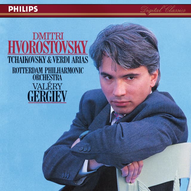 Release Cover Dmitri Hvorostovsky, Rotterdam Philharmonic Orchestra, Valery Gergiev - Tchaikovsky and Verdi Arias (Dmitri Hvorostovsky – The Philips Recitals, Vol. 1)