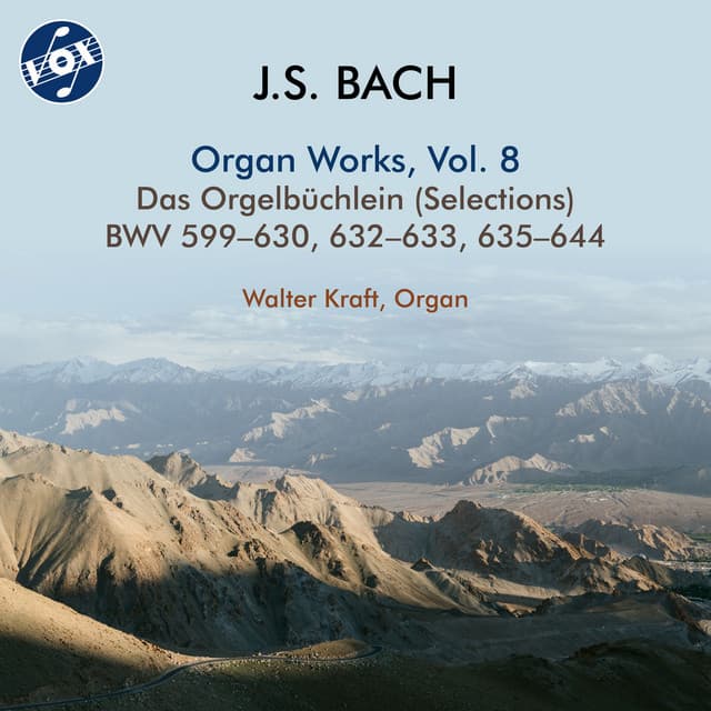 Release Cover Johann Sebastian Bach, Walter Kraft - J.S. Bach: Organ Works, Vol. 8