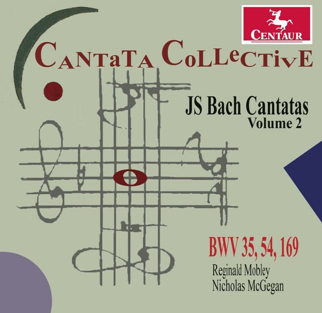 Release Cover Johann Sebastian Bach, Cantata Collective, Reginald Mobley, Nicholas McGegan - J.S. Bach: Cantatas, Vol. 2