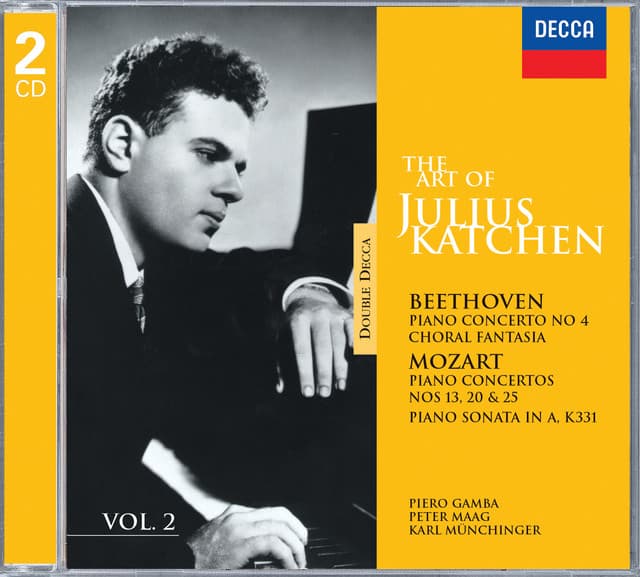 Release Cover Julius Katchen, London Symphony Orchestra, The New Symphony Orchestra Of London, Stuttgart Chamber Orchestra, Piero Gamba, Karl Münchinger, Peter Maag - The Art Of Julius Katchen Vol.2