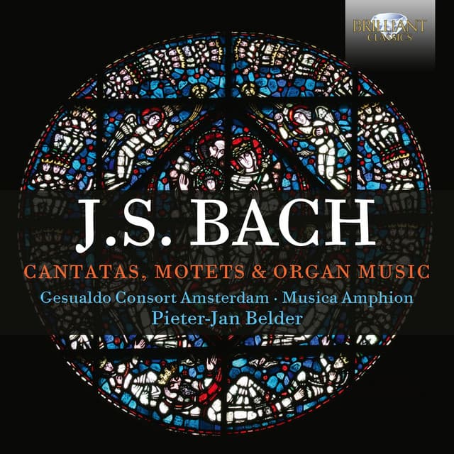 Release Cover Johann Sebastian Bach, Gesualdo Consort Amsterdam, Musica Amphion, Pieter-Jan Belder - J.S. Bach: Cantatas, Motets & Organ Music