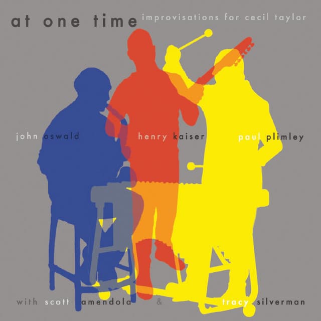 Release Cover Henry Kaiser, John Oswald, Paul Plimley - At One Time