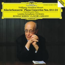 Release Cover Wolfgang Amadeus Mozart, Rudolf Serkin, London Symphony Orchestra, Claudio Abbado - Mozart: Piano Concertos Nos.18 & 24