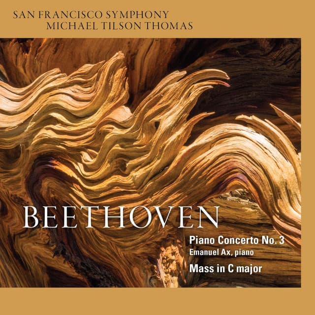 Release Cover Ludwig van Beethoven, San Francisco Symphony, Michael Tilson Thomas - Piano Concerto No. 3 & Mass in C