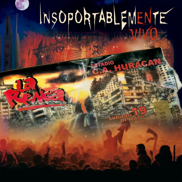 Release Cover La Renga - Insoportablemente Vivo (En Directo Desde Estadio De Huracán Buenos Aires / 2001)