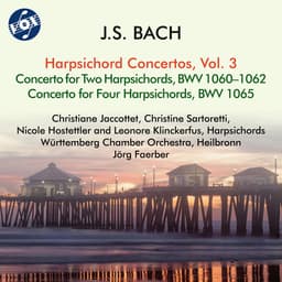 Release Cover Johann Sebastian Bach, Christiane Jaccottet, Christine Sartoretti, Jörg Faerber, Württembergisches Kammerorchester Heilbronn - J.S. Bach: Harpsichord Concertos, Vol. 3