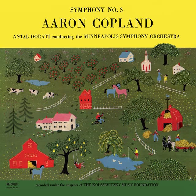 Release Cover Aaron Copland, Minnesota Orchestra, Antal Doráti - Copland: Symphony No. 3 (The Mercury Masters: The Mono Recordings)