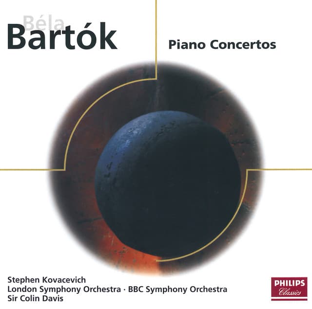 Release Cover Béla Bartók, Stephen Kovacevich, London Symphony Orchestra, Sir Colin Davis - Bartók: Piano Concertos Nos. 1-3