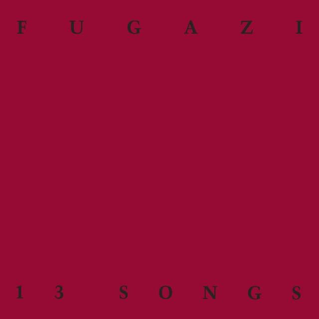 Release Cover Fugazi - 13 Songs