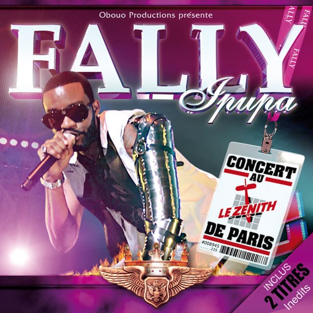 Release Cover Fally Ipupa - Concert au Zénith