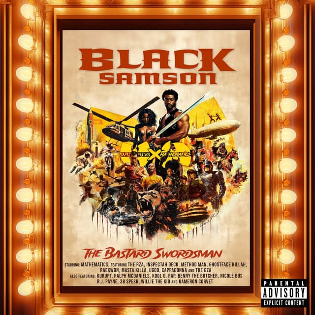 Release Cover Wu-Tang Clan, Mathematics - Black Samson, the Bastard Swordsman