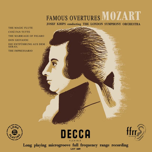 Release Cover Wolfgang Amadeus Mozart, Ilse Hollweg, London Symphony Orchestra, Josef Krips - Mozart: Overtures; Mozart, R. Strauss: Opera Arias (Remastered 2024)