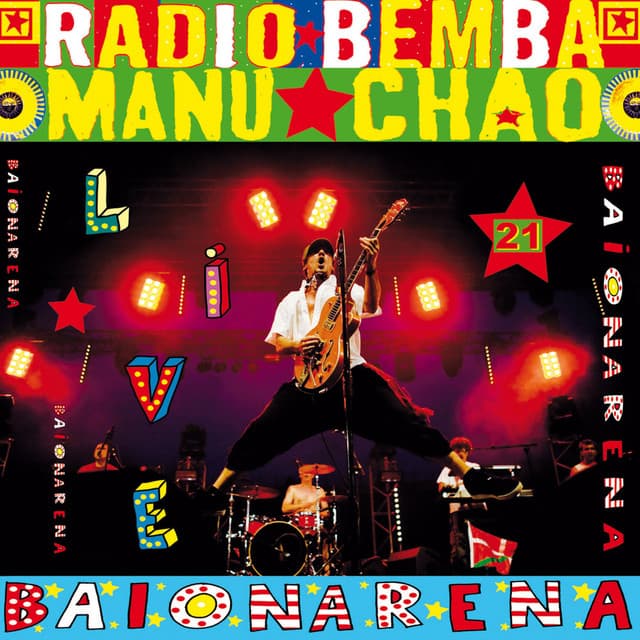 Release Cover Manu Chao - Baïonarena (Live)
