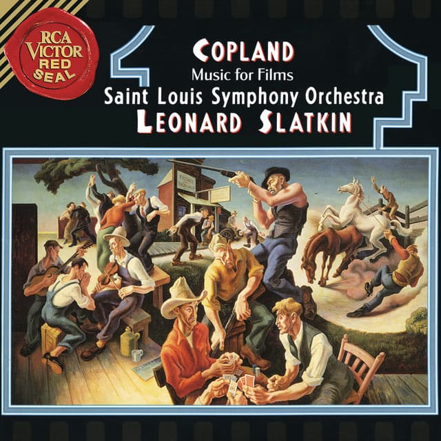 Release Cover Aaron Copland, Leonard Slatkin - Copland: Music For Films