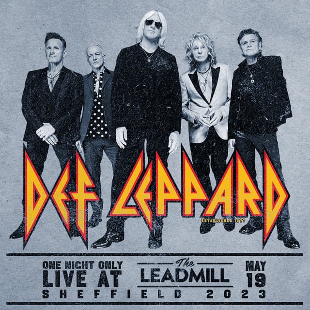 Release Cover Def Leppard - Live At The Leadmill