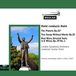 Release Cover Gustav Holst, London Symphony Orchestra - Holst Conducts Holst