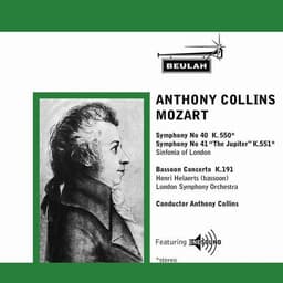 Release Cover Anthony Collins, Sinfonia Of London, London Symphony Orchestra - Anthony Collins - Mozart