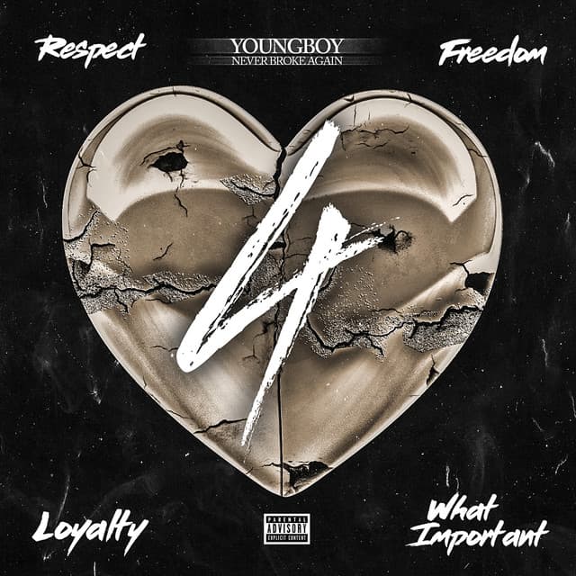 Release Cover YoungBoy Never Broke Again - 4Respect 4Freedom 4Loyalty 4WhatImportant